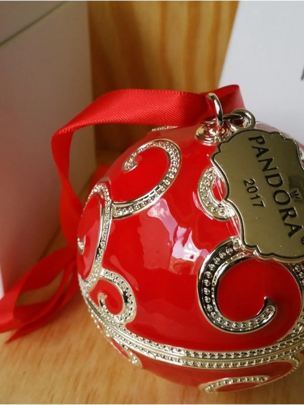 Pandora festive red